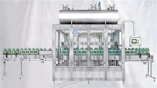 riempitrice rotativa di pesatura per olio lubrificante 