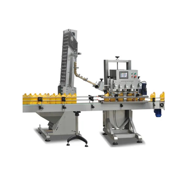 Macchina tappatrice automatica in linea