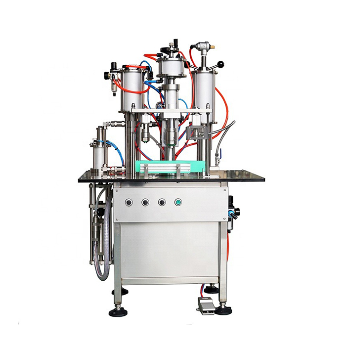 Riempitrice automatica per bombolette spray