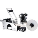 Etichettatrice semiautomatica per bottiglie rotonde