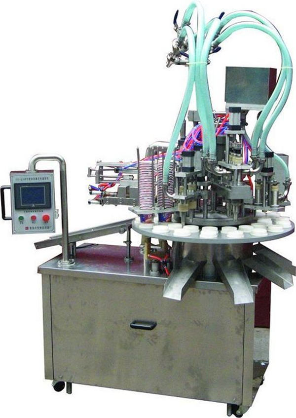 Riempitrice automatica per pomata / crema cosmetica